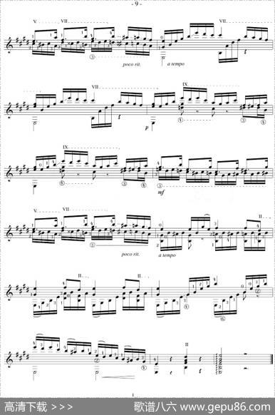 NapoleonCoste《25Studies,Op.38》（STUDY20）