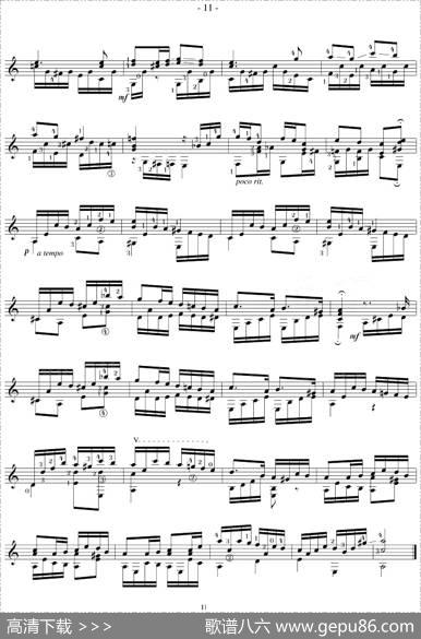 NapoleonCoste《25Studies,Op.38》（STUDY21）