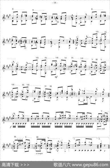 NapoleonCoste《25Studies,Op.38》（STUDY22）