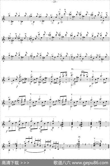 NapoleonCoste《25Studies,Op.38》（STUDY25）