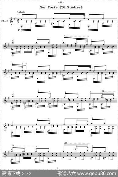 Sor-Coste《26Studies》（STUDY26）