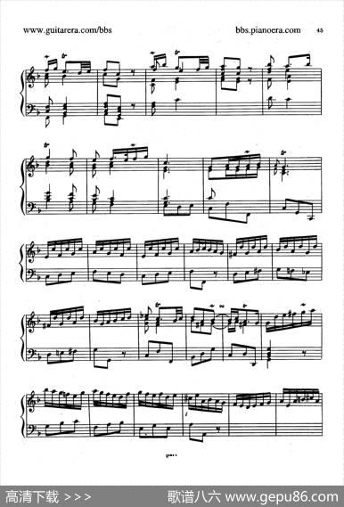 SuiteNo.3indMinorHWV428（d小调第三组曲）|亨德尔