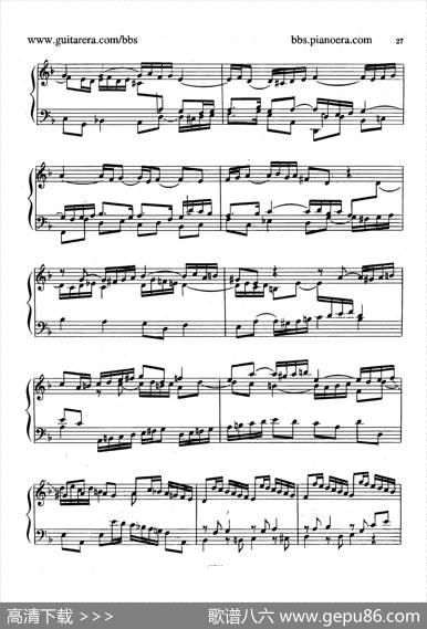 SuiteNo.3indMinorHWV428（d小调第三组曲）|亨德尔