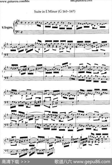 SuiteNo.4ineMinorHWV429(e小调第四组曲)|亨德尔