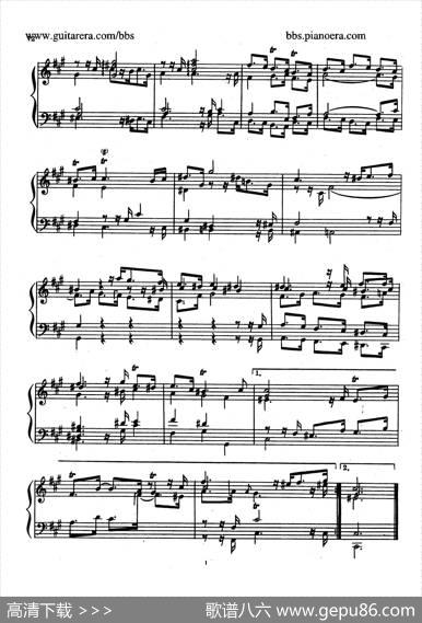 SuiteNo.6inf-sharpMinorHWV431（升f小调第六组曲）|亨德尔