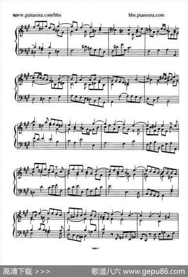 SuiteNo.6inf-sharpMinorHWV431（升f小调第六组曲）|亨德尔