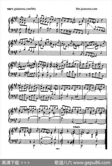 SuiteNo.6inf-sharpMinorHWV431（升f小调第六组曲）|亨德尔