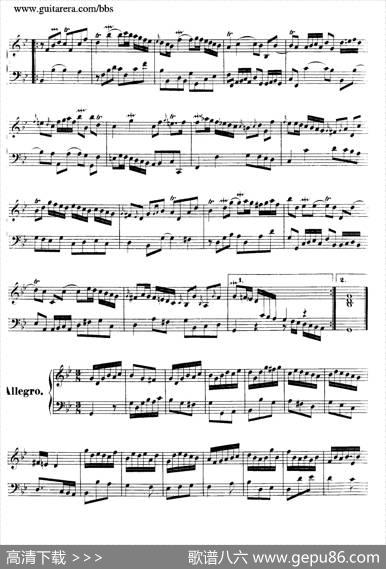 SuiteNo.7ingMinorHWV432（g小调第七组曲）|亨德尔