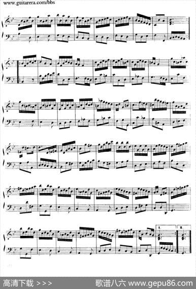 SuiteNo.7ingMinorHWV432（g小调第七组曲）|亨德尔
