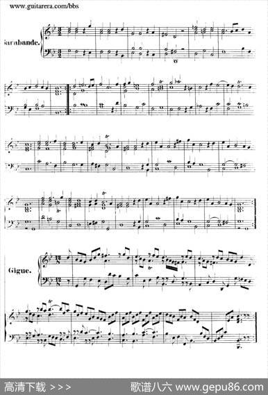 SuiteNo.7ingMinorHWV432（g小调第七组曲）|亨德尔