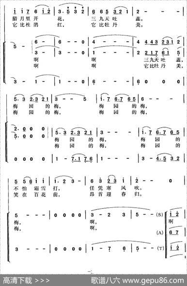 我爱梅园梅 - 瞿琮|郑秋枫曲冯晓阳编合唱