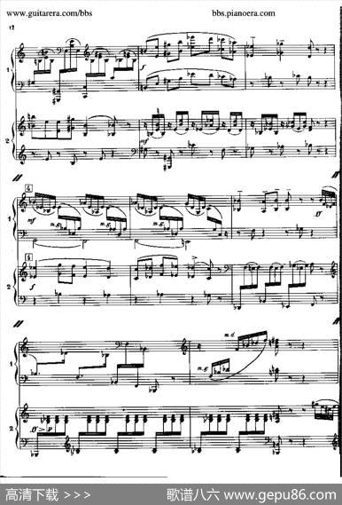 SonataforTwoPianos（双钢琴奏鸣曲）|弗朗西斯·普朗克