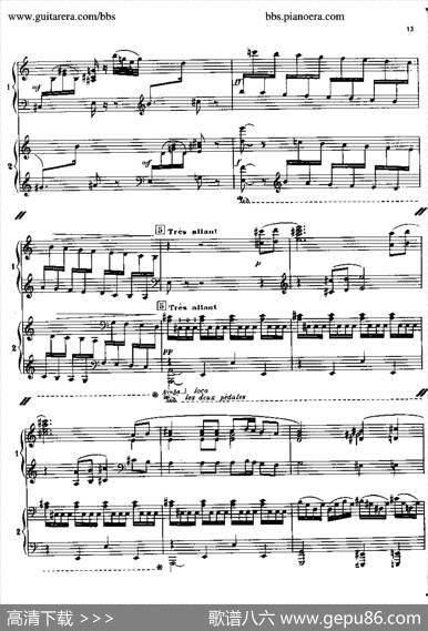 SonataforTwoPianos（双钢琴奏鸣曲）|弗朗西斯·普朗克