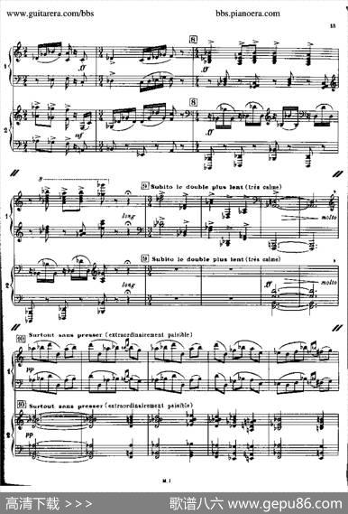 SonataforTwoPianos（双钢琴奏鸣曲）|弗朗西斯·普朗克
