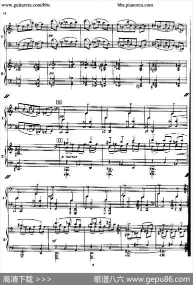 SonataforTwoPianos（双钢琴奏鸣曲）|弗朗西斯·普朗克