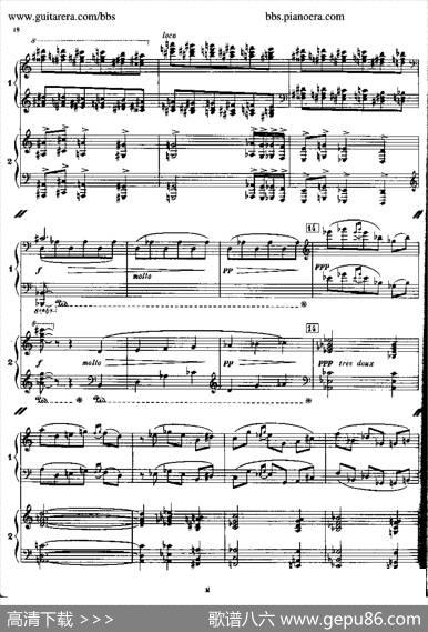 SonataforTwoPianos（双钢琴奏鸣曲）|弗朗西斯·普朗克