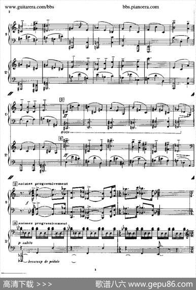 SonataforTwoPianos（双钢琴奏鸣曲）|弗朗西斯·普朗克
