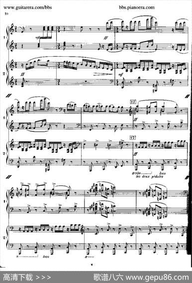 SonataforTwoPianos（双钢琴奏鸣曲）|弗朗西斯·普朗克