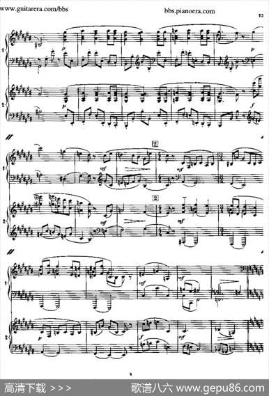 SonataforTwoPianos（双钢琴奏鸣曲）|弗朗西斯·普朗克