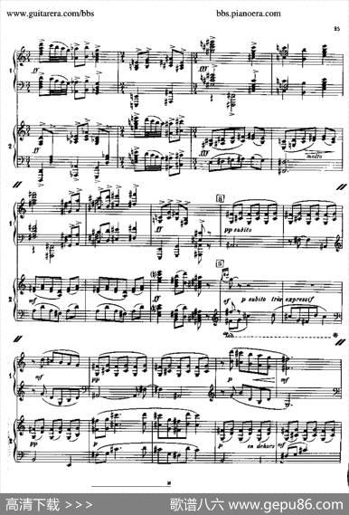 SonataforTwoPianos（双钢琴奏鸣曲）|弗朗西斯·普朗克