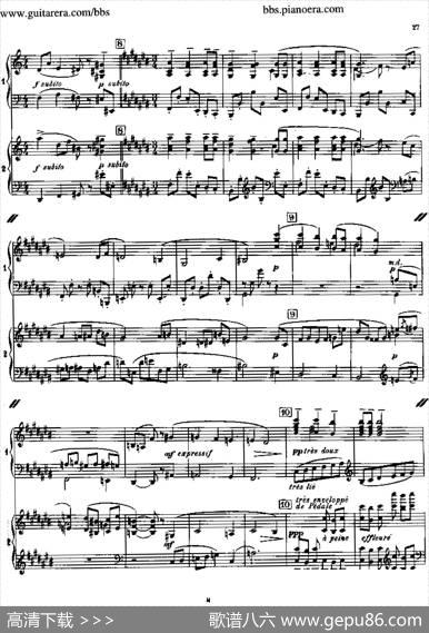 SonataforTwoPianos（双钢琴奏鸣曲）|弗朗西斯·普朗克