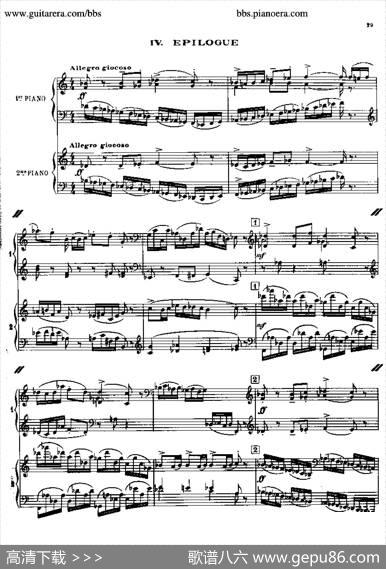 SonataforTwoPianos（双钢琴奏鸣曲）|弗朗西斯·普朗克