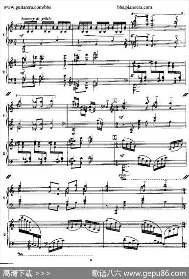 SonataforTwoPianos（双钢琴奏鸣曲）|弗朗西斯·普朗克