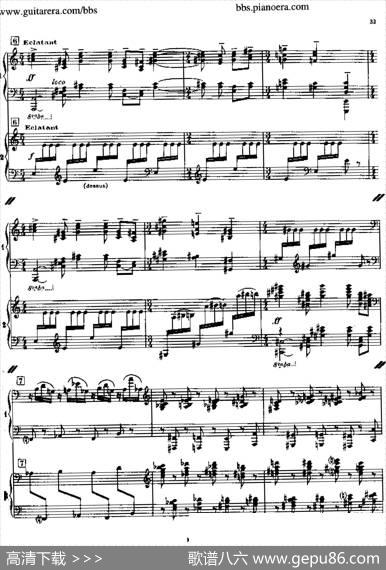 SonataforTwoPianos（双钢琴奏鸣曲）|弗朗西斯·普朗克