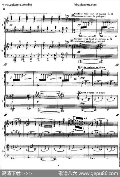 SonataforTwoPianos（双钢琴奏鸣曲）|弗朗西斯·普朗克