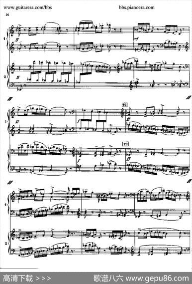 SonataforTwoPianos（双钢琴奏鸣曲）|弗朗西斯·普朗克