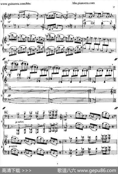 SonataforTwoPianos（双钢琴奏鸣曲）|弗朗西斯·普朗克