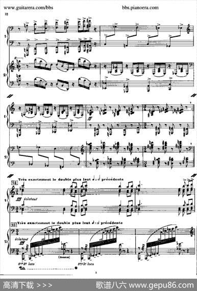 SonataforTwoPianos（双钢琴奏鸣曲）|弗朗西斯·普朗克