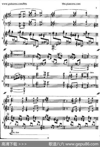 SonataforTwoPianos（双钢琴奏鸣曲）|弗朗西斯·普朗克