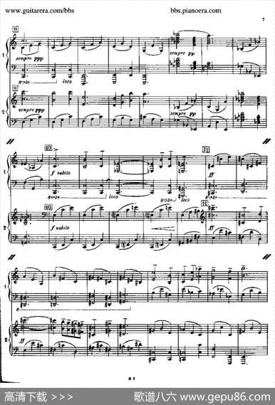 SonataforTwoPianos（双钢琴奏鸣曲）|弗朗西斯·普朗克