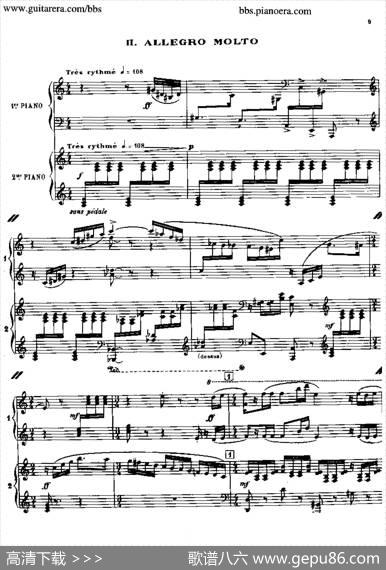 SonataforTwoPianos（双钢琴奏鸣曲）|弗朗西斯·普朗克