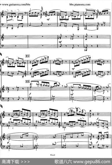 PianoConcertoinc-sharpMinor（升c小调钢琴协奏曲·第一乐章）|弗朗西斯·普朗克