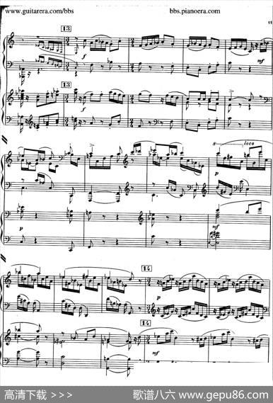 PianoConcertoinc-sharpMinor（升c小调钢琴协奏曲·第一乐章）|弗朗西斯·普朗克