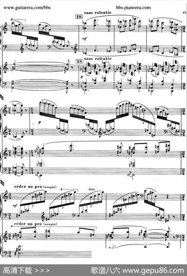 PianoConcertoinc-sharpMinor（升c小调钢琴协奏曲·第一乐章）|弗朗西斯·普朗克