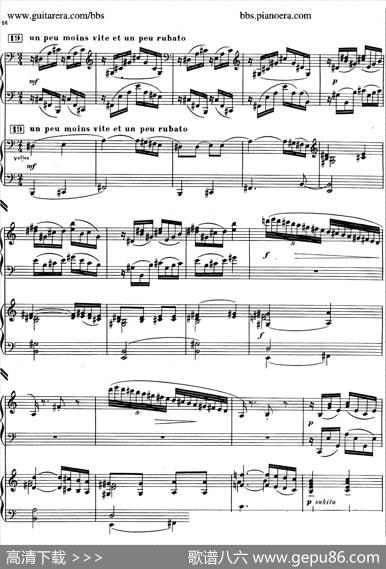 PianoConcertoinc-sharpMinor（升c小调钢琴协奏曲·第一乐章）|弗朗西斯·普朗克