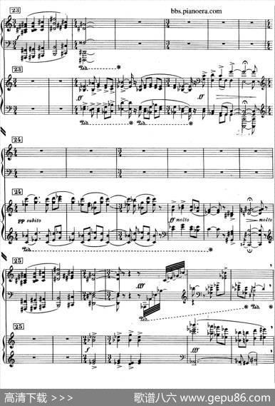 PianoConcertoinc-sharpMinor（升c小调钢琴协奏曲·第一乐章）|弗朗西斯·普朗克