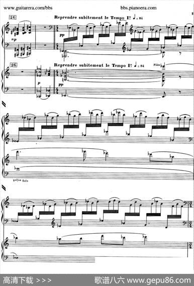 PianoConcertoinc-sharpMinor（升c小调钢琴协奏曲·第一乐章）|弗朗西斯·普朗克