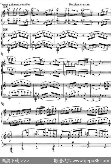 PianoConcertoinc-sharpMinor（升c小调钢琴协奏曲·第一乐章）|弗朗西斯·普朗克