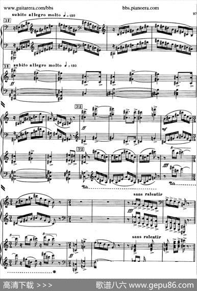PianoConcertoinc-sharpMinor（升c小调钢琴协奏曲·第一乐章）|弗朗西斯·普朗克