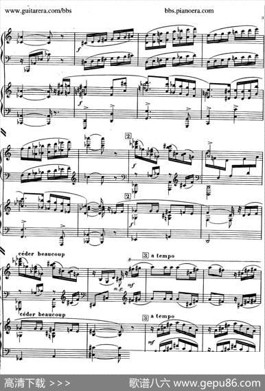 PianoConcertoinc-sharpMinor（升c小调钢琴协奏曲·第一乐章）|弗朗西斯·普朗克