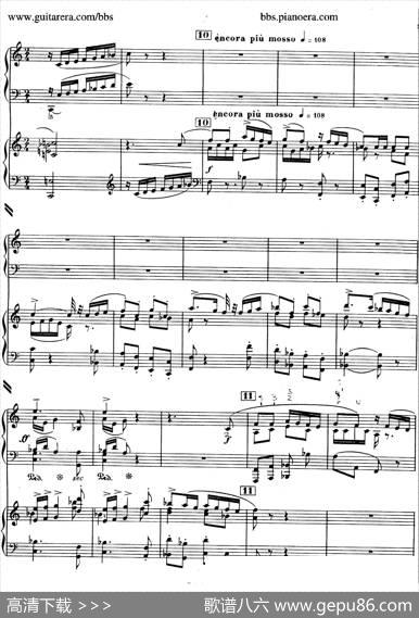 PianoConcertoinc-sharpMinor（升c小调钢琴协奏曲·第一乐章）|弗朗西斯·普朗克