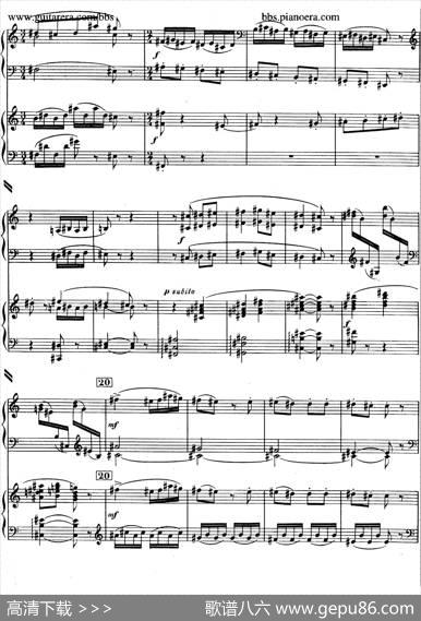 PianoConcertoinc-sharpMinor（升c小调钢琴协奏曲·第三乐章）|弗朗西斯·普朗克