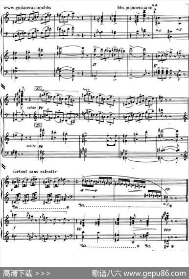 PianoConcertoinc-sharpMinor（升c小调钢琴协奏曲·第三乐章）|弗朗西斯·普朗克