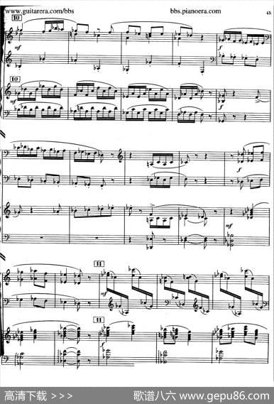 PianoConcertoinc-sharpMinor（升c小调钢琴协奏曲·第三乐章）|弗朗西斯·普朗克
