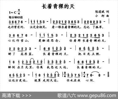 长着青稞的天 - 陈道斌|小柯
