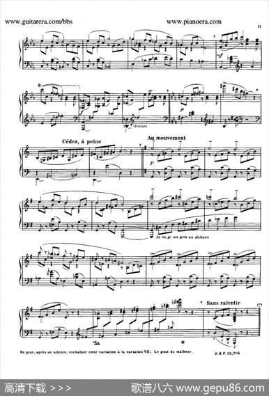 LesSoireesDeNazelles（纳泽尔之夜·4）|弗朗西斯·普朗克